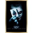 thumbnail image 1 of DC Comics Movie - The Dark Knight - The Joker with Batman Playing Card Wall Poster, 14.725" x 22.375", Framed, 1 of 3