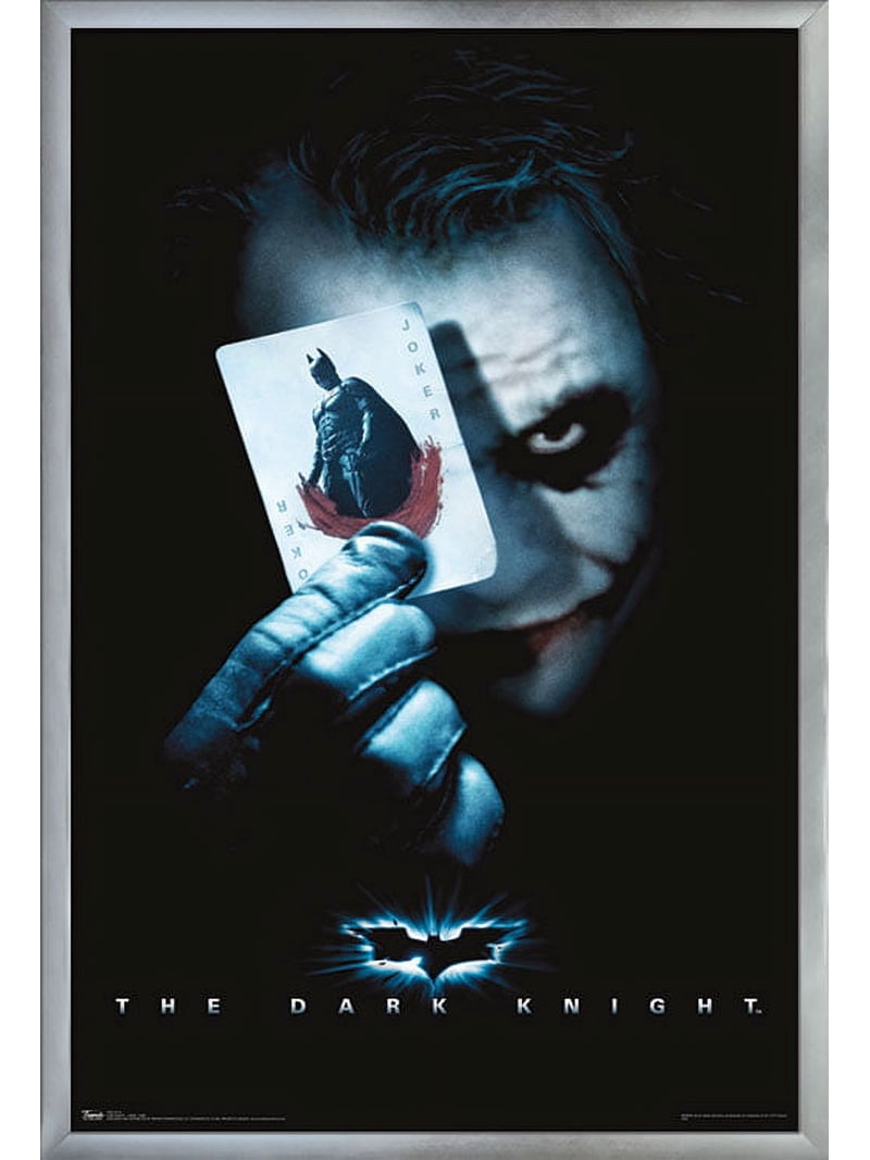 THE DARK KNIGHT ジョーカー シルクスクリーン ポスター DC Comics Movie - The Dark Knight - The Joker with Batman Playing