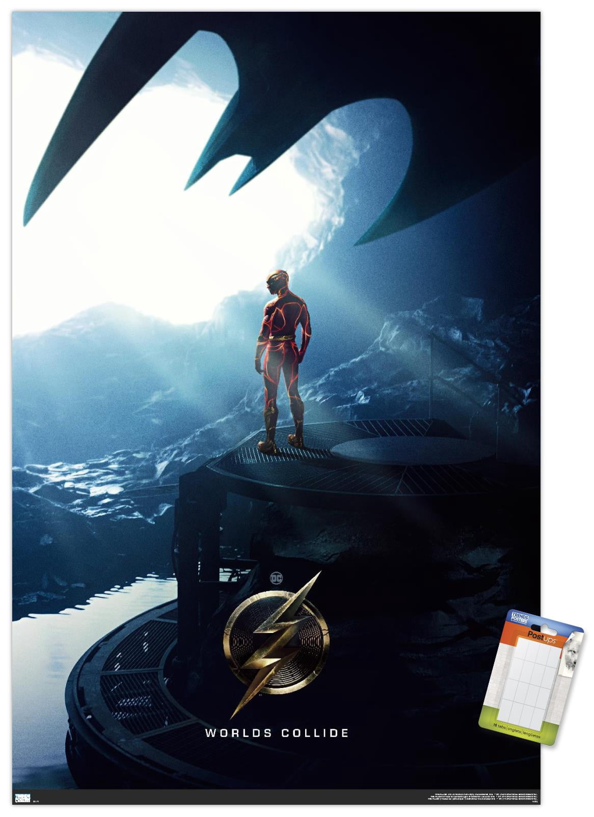 DC Comics Movie The Flash - Batcave One Sheet Wall Poster, 22.375" x 34"
