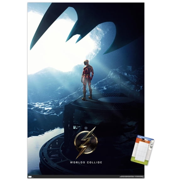 DC Comics Movie The Flash - Batcave One Sheet Wall Poster, 22.375" x 34"