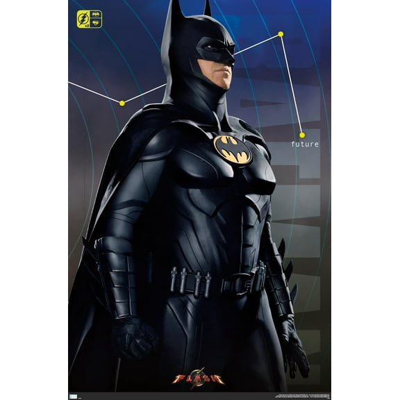 DC Comics Movie The Flash - Batman Triptych Wall Poster, 22.375" x 34"