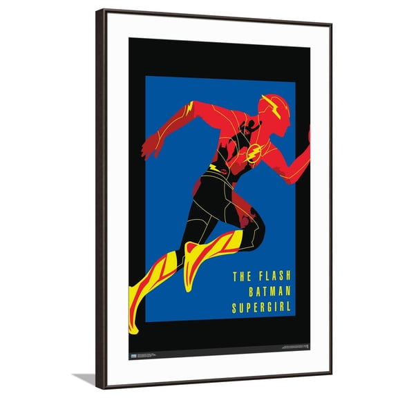 DC Comics Movie The Flash - Heroes Canvas Wall Poster, 22.375" x 34"