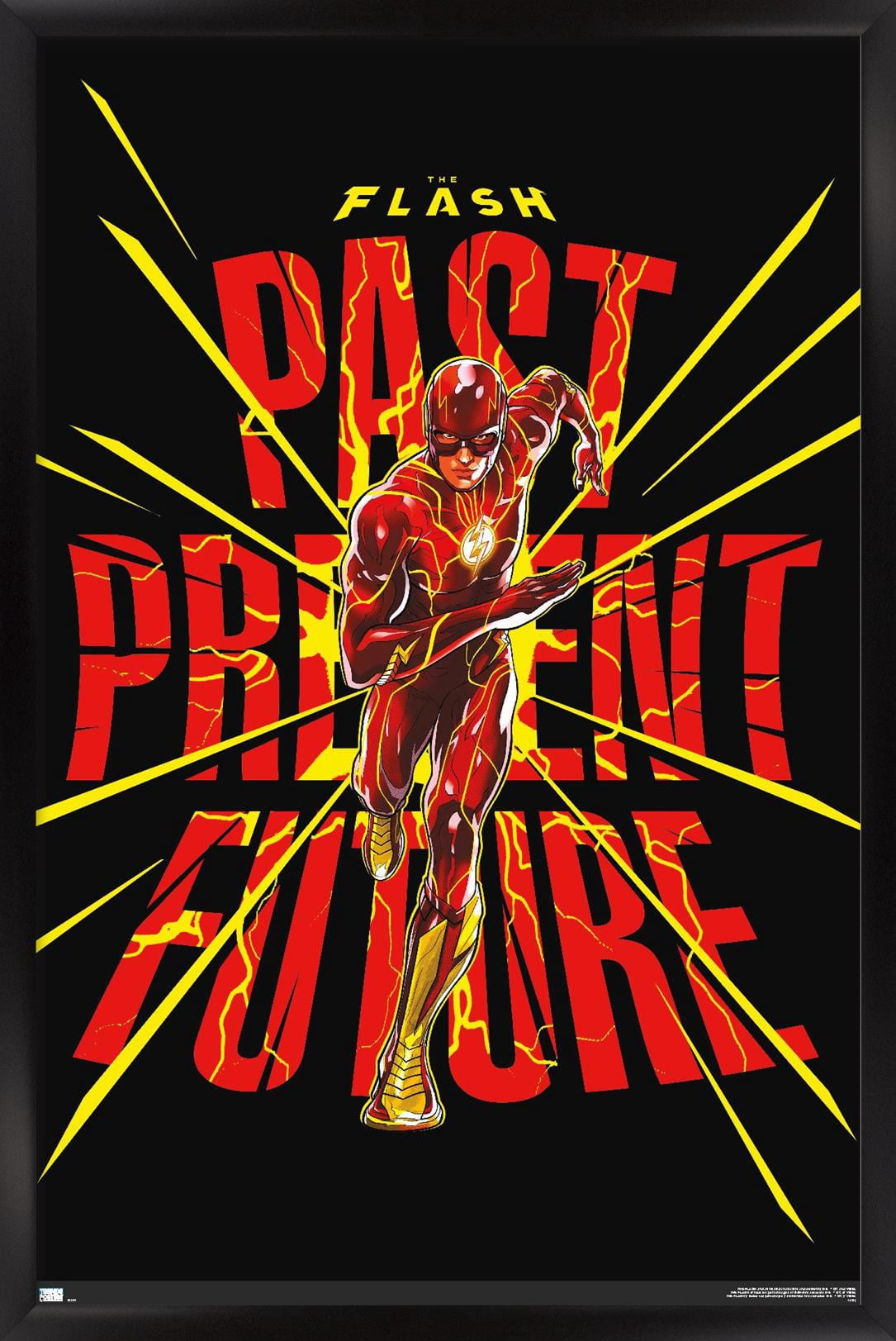 DC Comics Movie The Flash - Pointbreak Wall Poster, 14.725" x 22.375" Framed