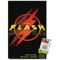 DC Comics Movie The Flash - Saving The Future & The Past Wall Poster with Push Pins, 14.725" x 22.375"
