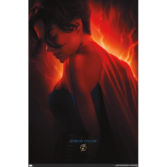 DC Comics Movie The Flash - Supergirl One Sheet Wall Poster, 14.725" x 22.375"
