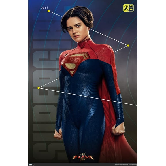 DC Comics Movie The Flash - Supergirl Triptych Wall Poster, 14.725" x 22.375"