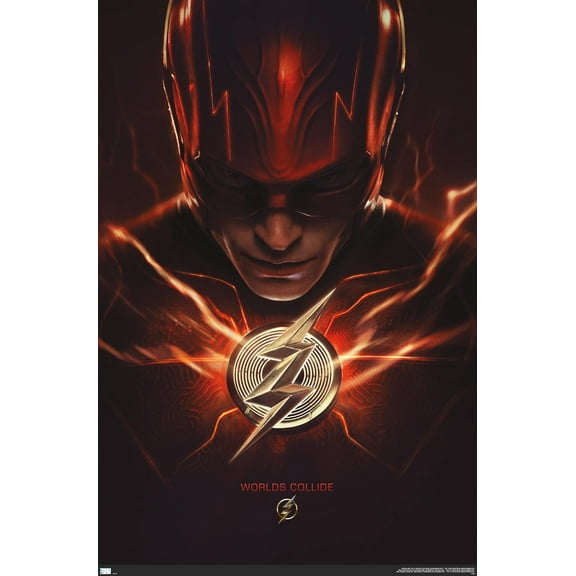 DC Comics Movie The Flash - The Flash One Sheet Wall Poster, 22.375" x 34"