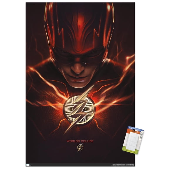 DC Comics Movie The Flash - The Flash One Sheet Wall Poster, 22.375" x 34"