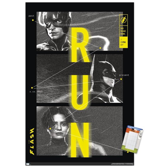 DC Comics Movie The Flash - Trio Wall Poster, 22.375" x 34"