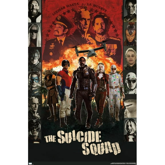 DC Comics Movie The Suicide Squad - Battle Group Wall Poster, 22.375" x 34"