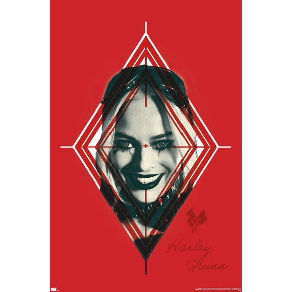 DC Comics Movie The Suicide Squad - Harley Quinn Target Wall Poster, 14.725" x 22.375"