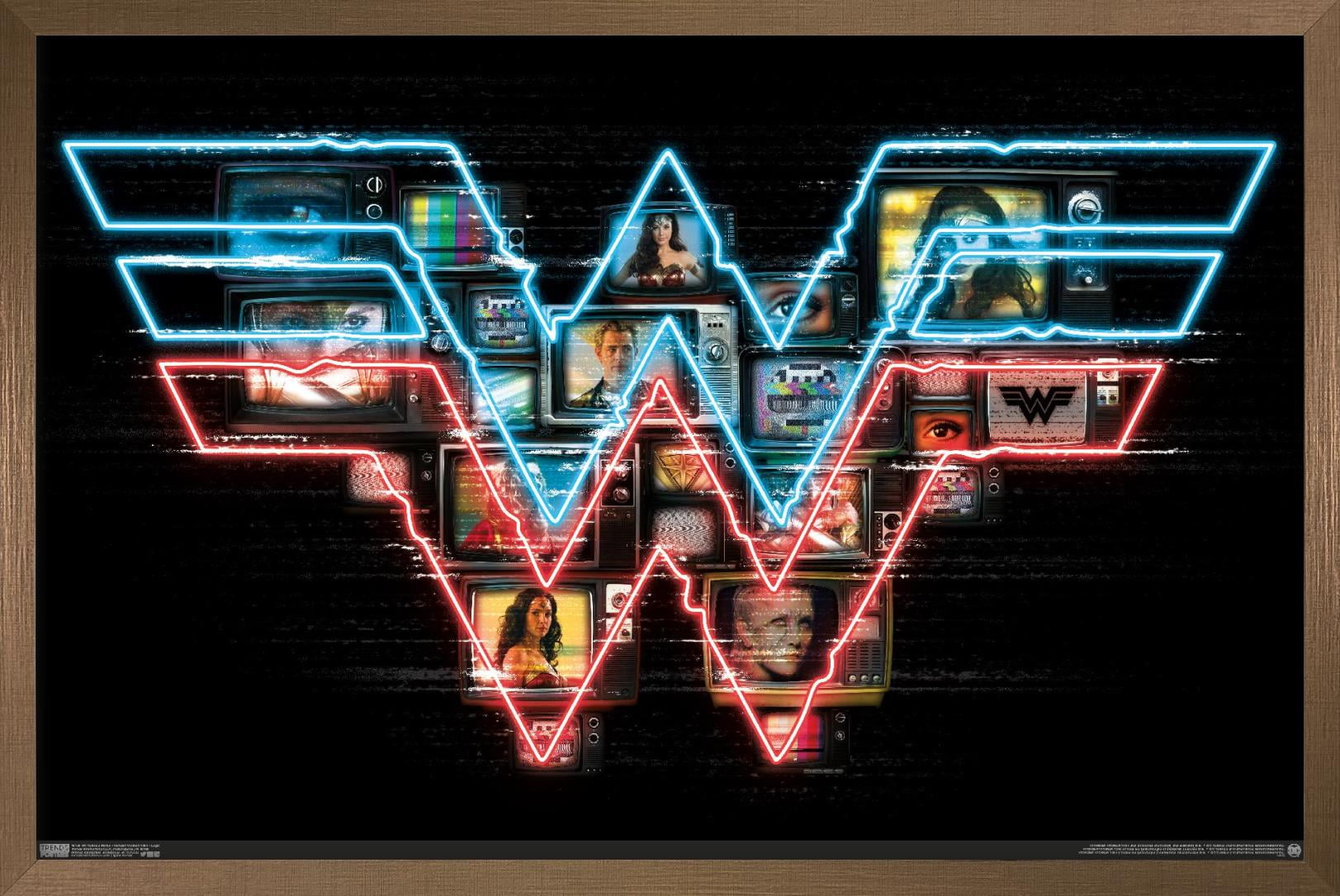 DC Comics Movie - Wonder Woman 1984 - Logo Wall Poster, 22.375" x 34", Framed