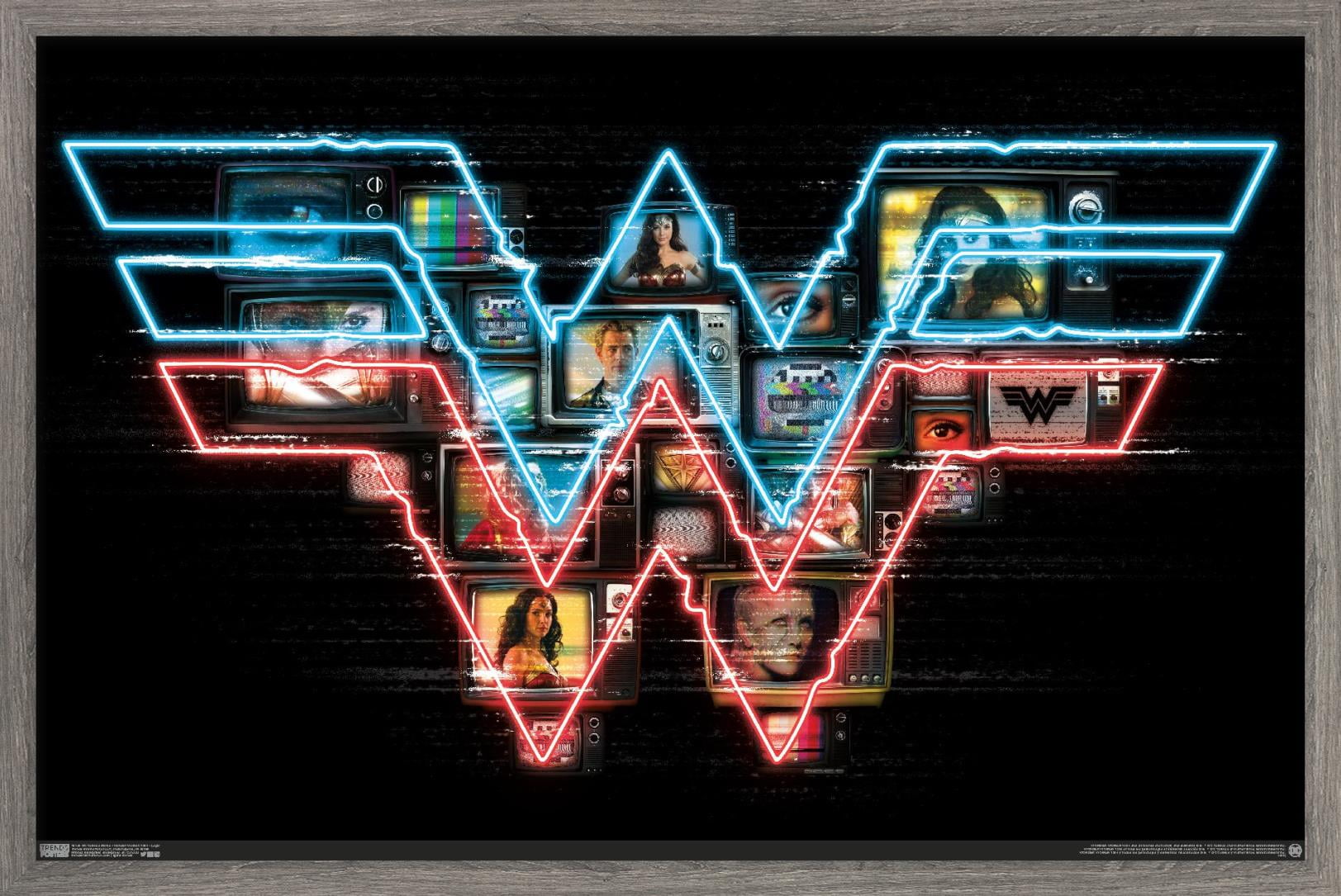 DC Comics Movie - Wonder Woman 1984 - Logo Wall Poster, 22.375" x 34", Framed