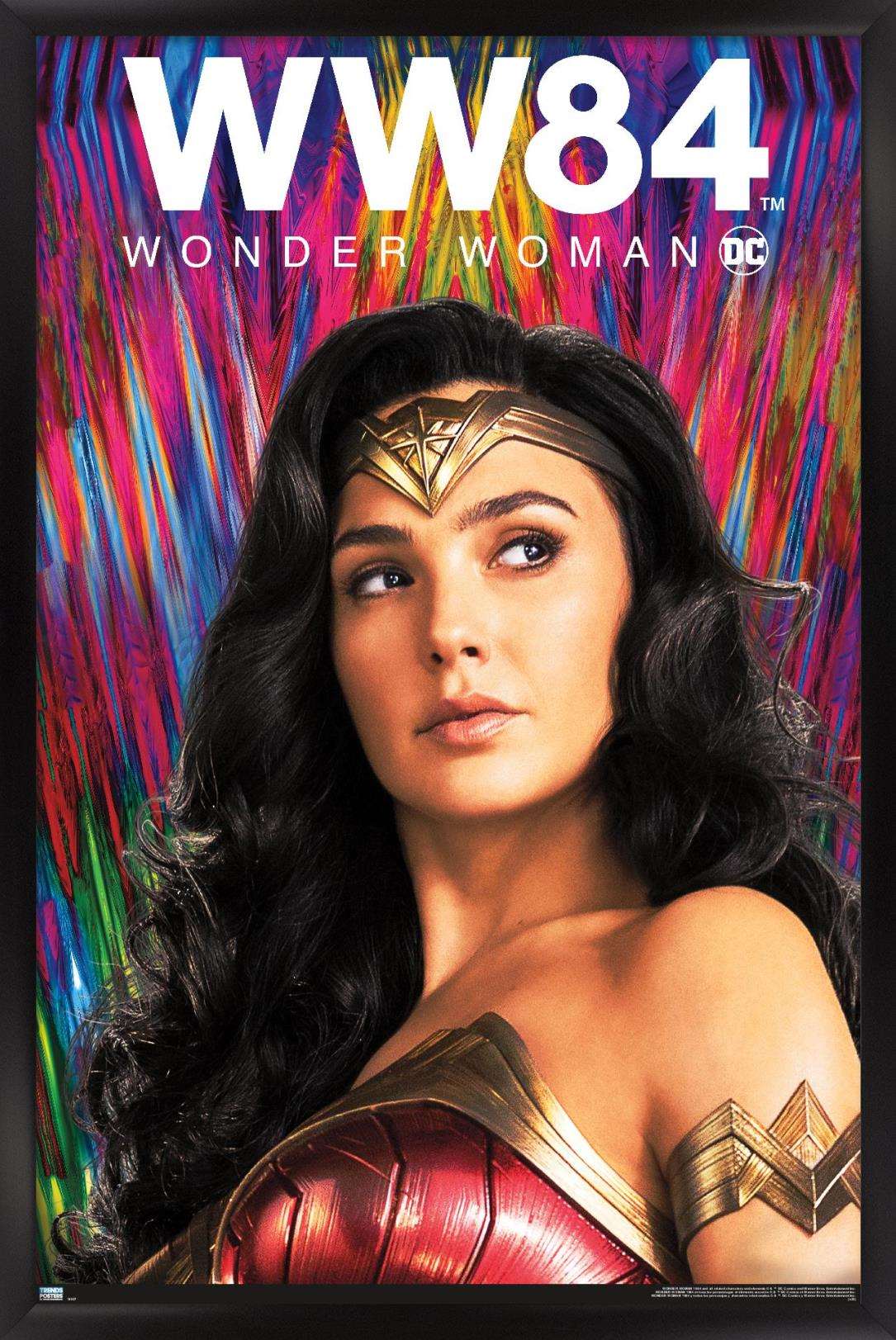 DC Comics Movie - Wonder Woman 1984 - Pose Wall Poster, 14.725" x 22.375", Framed