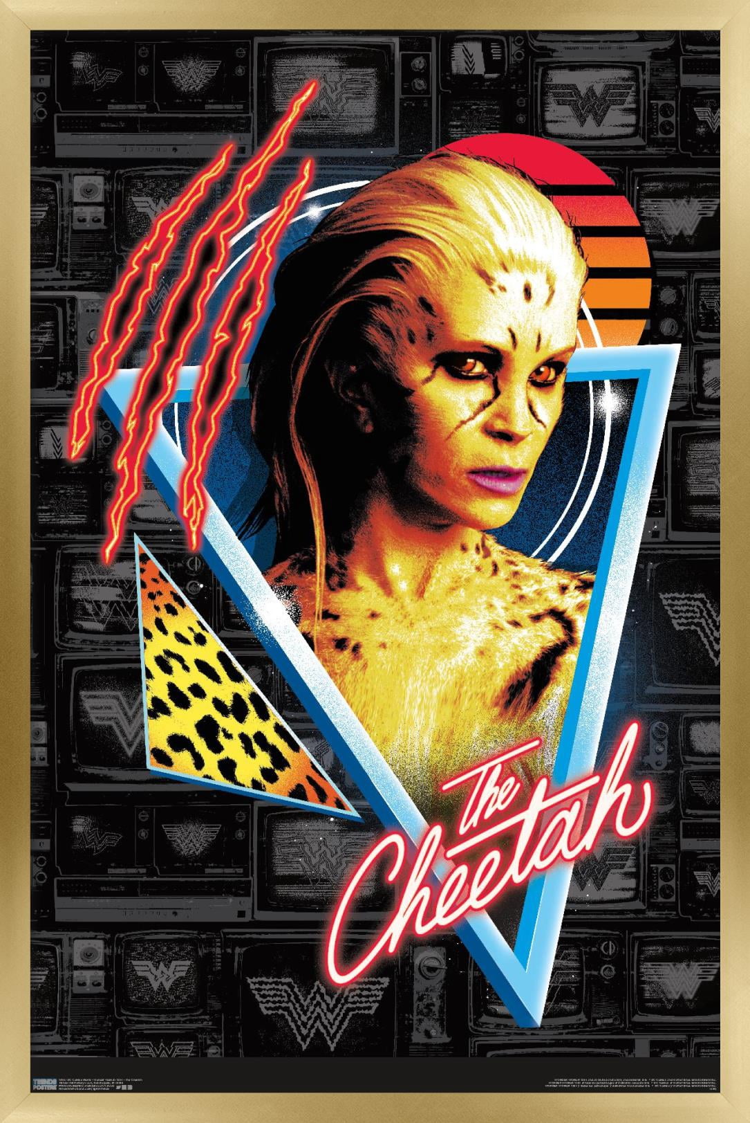 DC Comics Movie - Wonder Woman 1984 - The Cheetah Wall Poster, 14.725" x 22.375", Framed