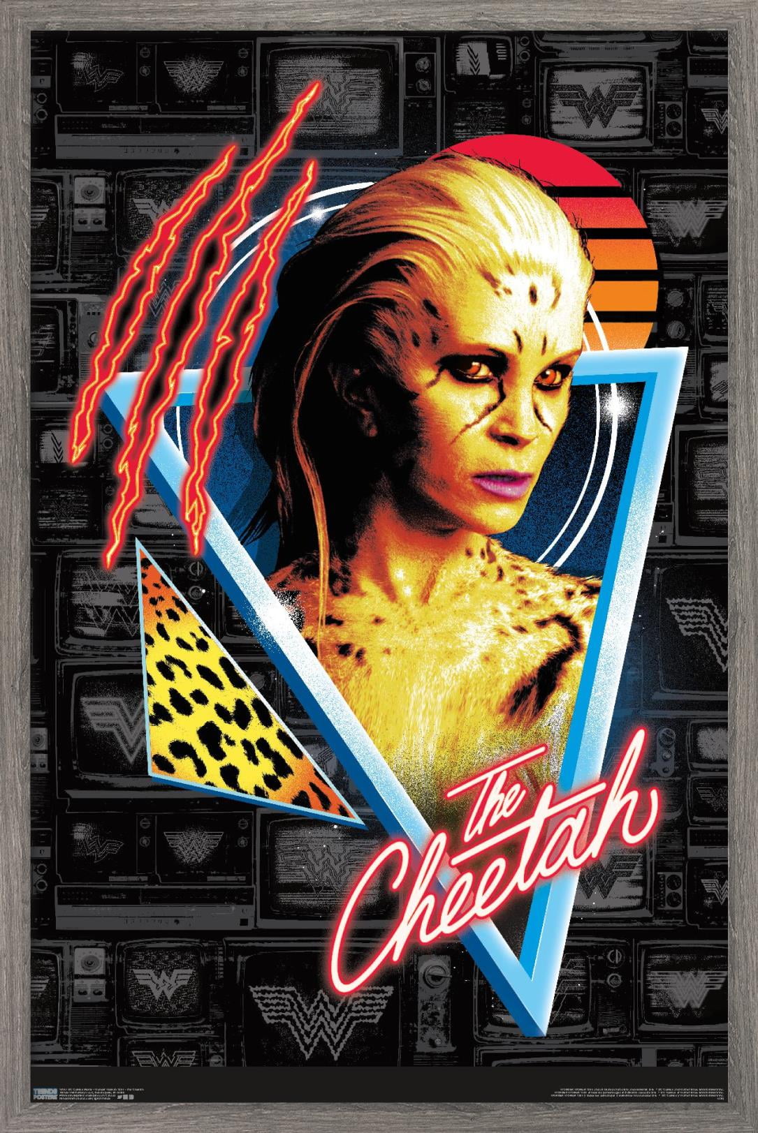 DC Comics Movie - Wonder Woman 1984 - The Cheetah Wall Poster, 14.725" x 22.375", Framed