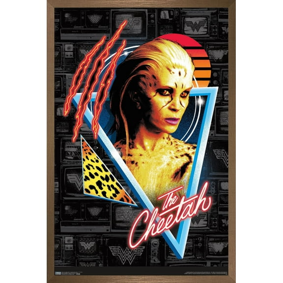 DC Comics Movie - Wonder Woman 1984 - The Cheetah Wall Poster, 22.375" x 34", Framed