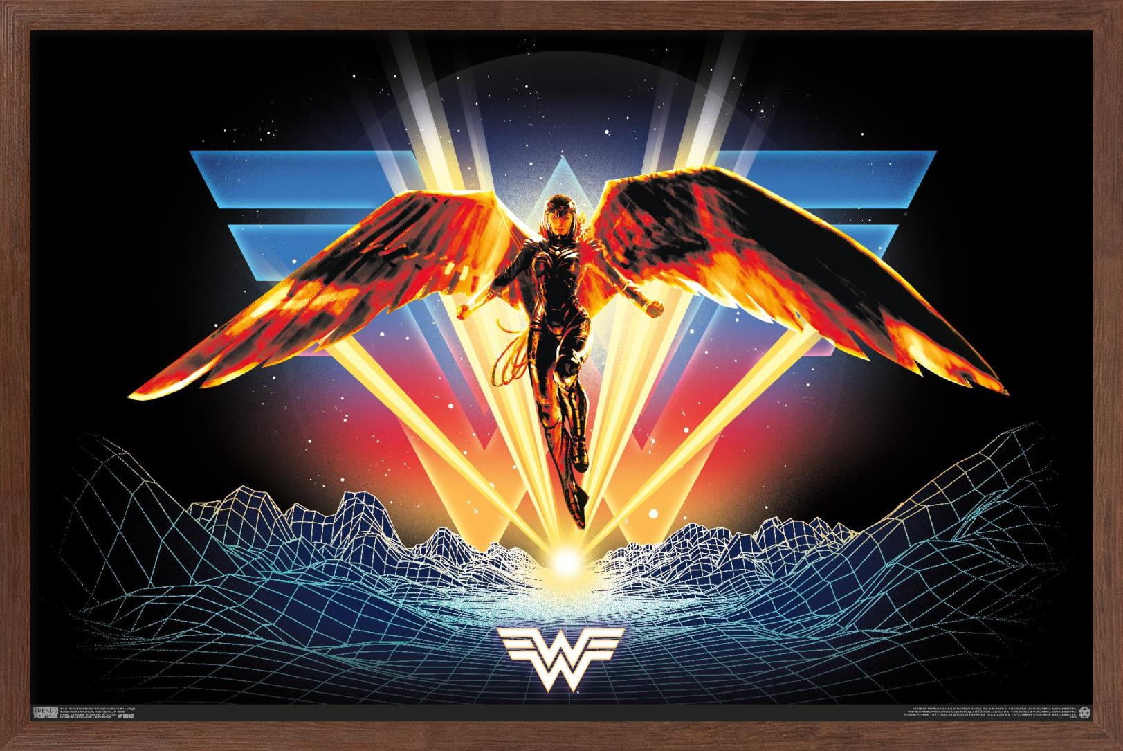DC Comics Movie - Wonder Woman 1984 - Wings Wall Poster, 22.375" x 34", Framed