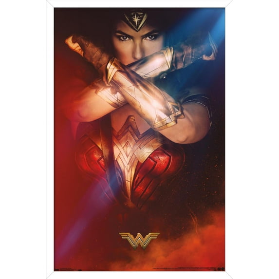 DC Comics Movie - Wonder Woman - Bracelets One Sheet Wall Poster, 14.725" x 22.375", Framed