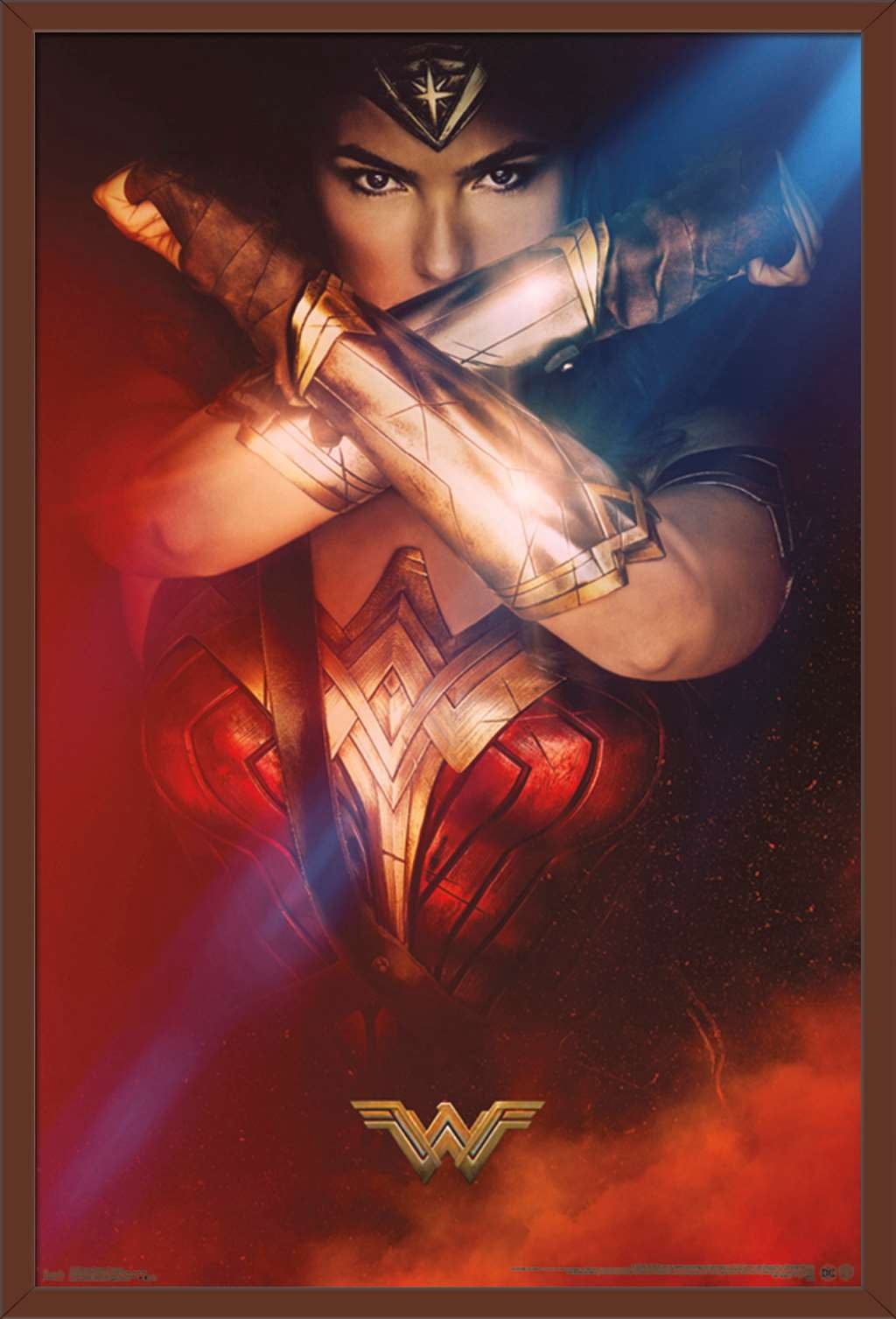DC Comics Movie - Wonder Woman - Bracelets One Sheet Wall Poster, 22.375" x 34", Framed