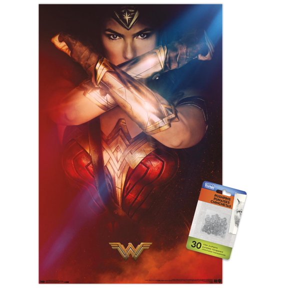 DC Comics Movie - Wonder Woman - Bracelets One Sheet Wall Poster with Push Pins, 14.725" x 22.375"