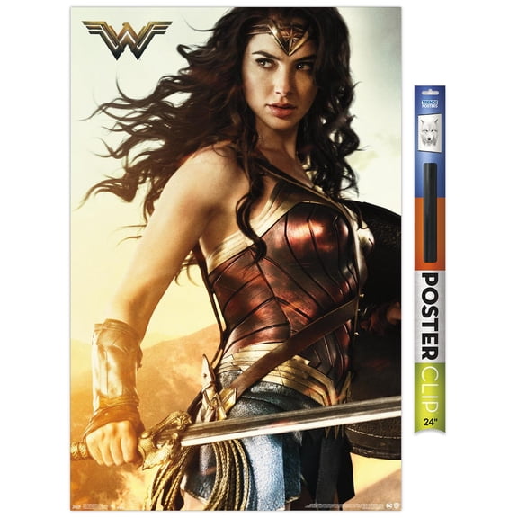 DC Comics Movie - Wonder Woman - Shield Wall Poster, 22.375" x 34"