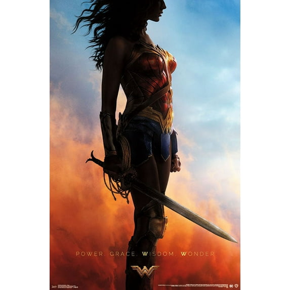 DC Comics Movie - Wonder Woman - Teaser One Sheet Wall Poster, 22.375" x 34"