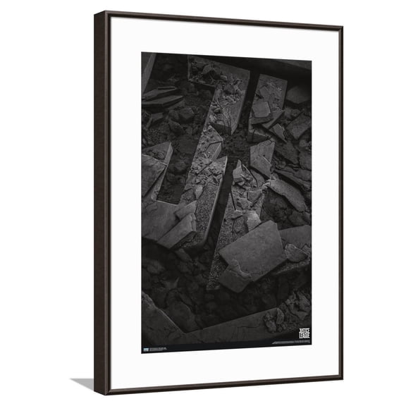 DC Comics Movie Zack Snyder's Justice League - Logo Canvas Wall Poster, 14.725" x 22.375"