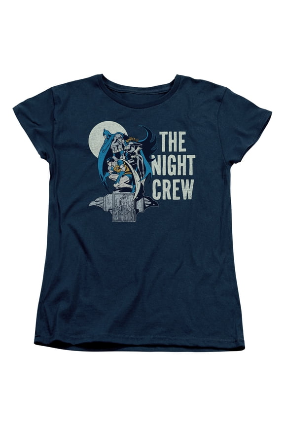 DC Comics Night Crew S/S Women's T-Shirt Navy