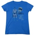 thumbnail image 1 of DC Comics Night Life S/S Women's T-Shirt Royal Blue, 1 of 1