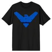 DC Comics Nightwing Mens Black Graphic Tee-M