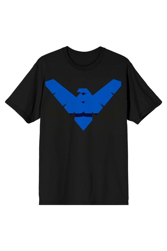 DC Comics Nightwing Men's Black Graphic Tee-M