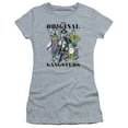 thumbnail image 1 of DC Comics Original Gangsters S/S Junior Women's T-Shirt Sheer Athletic Heather, 1 of 1