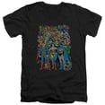 thumbnail image 1 of DC Comics Original Universe S/S Adult V-Neck T-Shirt Black, 1 of 1