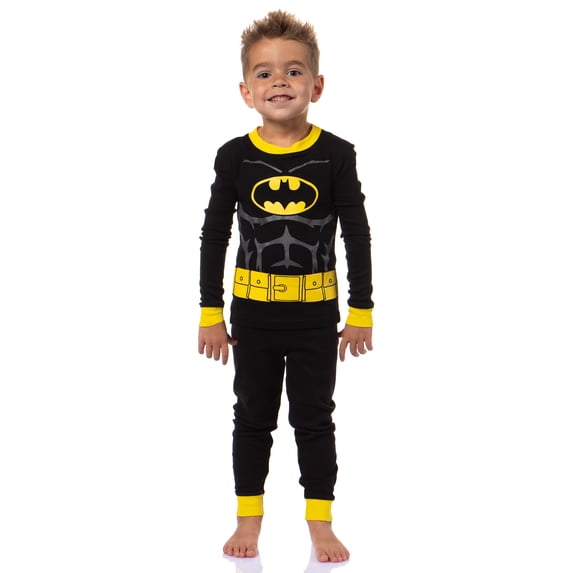 DC Comics Pajamas Toddler Boy's Superhero Tight Fit Sleep Pajama Set Batman The Flash Superman