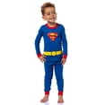 thumbnail image 1 of DC Comics Pajamas Toddler Boy's Superhero Tight Fit Sleep Pajama Set Batman The Flash Superman, 1 of 7