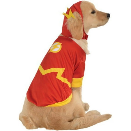 DC Comics The Flash Pet Costume for Dogs or Cats by Rubies, Large
