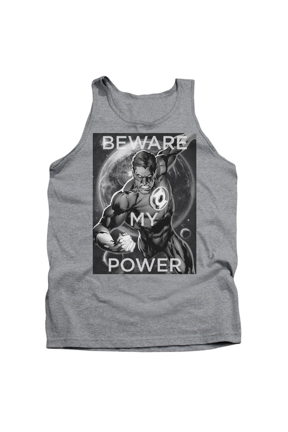 DC Comics Power Adult Tank Top Athletic Heather