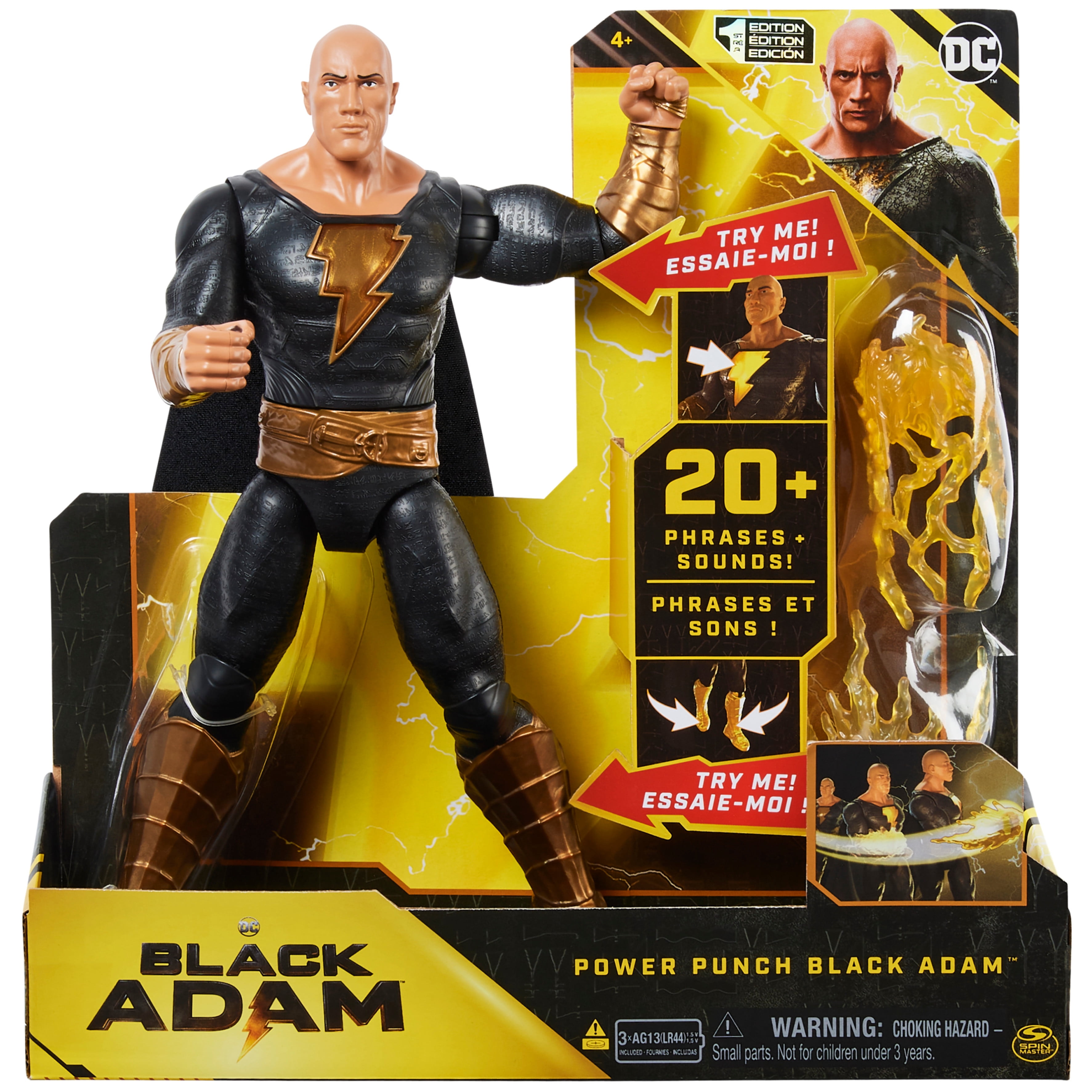 Black adam pvc statue