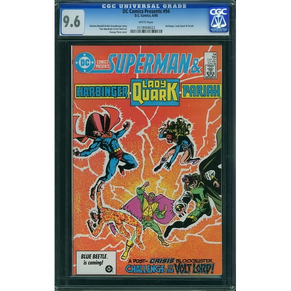 DC Comics Presents #94 - CGC 9.6 Comic Book