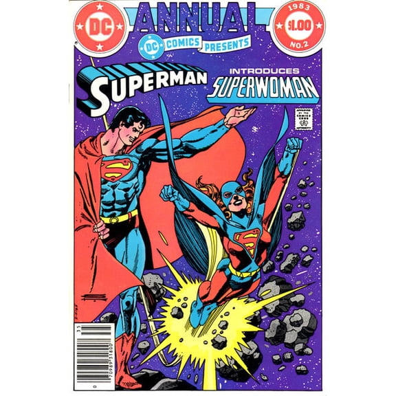 DC Comics Presents Annual #2 (Newsstand) VF ; DC Comic Book
