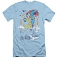 thumbnail image 1 of DC Comics Rainbow Love S/S Adult 30/1 T-Shirt-Light Blue, 1 of 1