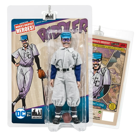 DC Comics Retro 8 Inch Action Figure Series: The Riddler [Baseball Outfit]
