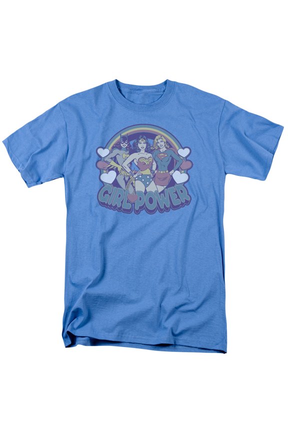 DC Comics Retro Girl Power Mens Short Sleeve Shirt
