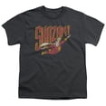 thumbnail image 1 of DC Comics Retro Marvel S/S Youth 18/1 T-Shirt Charcoal, 1 of 1
