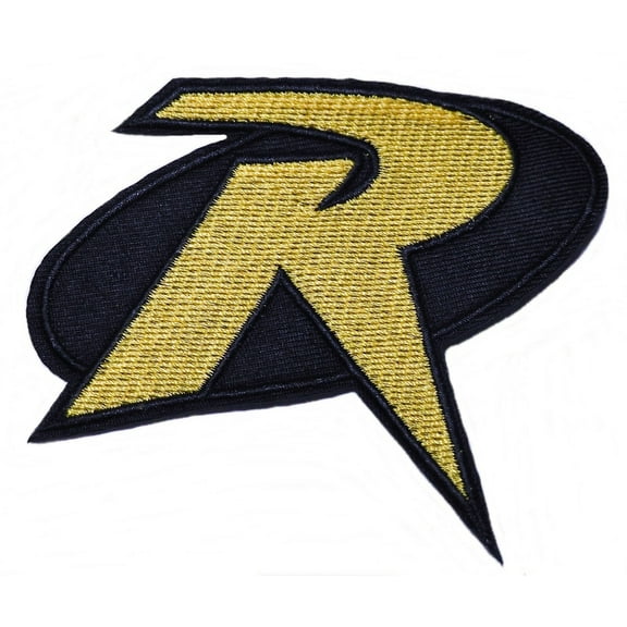 DC Comics Robin Uniform Logo 3" Tall Embroidered Patch