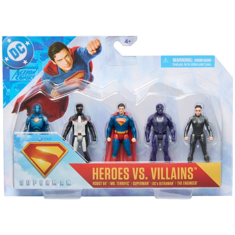 アメコミ DC MARVEL フィギュア 33体セット まとめ売り DC Comics Superman 3-Inch Action Figure 5-Pack with Heroes and