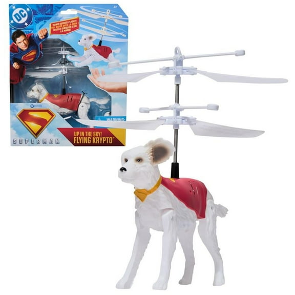 Open Box DC Comics SUPERMAN up in the Sky! Flying Krypto, 7.5-Inch Hovering Superdog, for Ages 4 and up