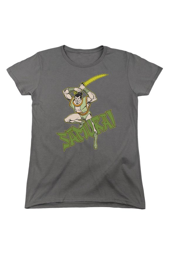 DC Comics Samurai S/S Women's T-Shirt Charcoal
