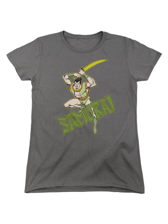 DC Comics Samurai S/S Women's T-Shirt Charcoal